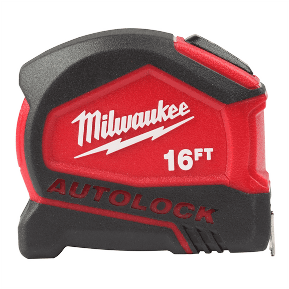 Milwaukee Tool 16ft Compact Auto-Lock Tape Measure