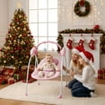 thumbnail image 3 of JieC Electric Baby Swing with Toy, Unisex, Suitable for Newborns From 0-36 Months,Pink, 3 of 12