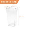 thumbnail image 2 of MasteelfCA Transparent Flower Bouquet Bucket Acrylic Flowers Wake Bucket Desktop Flower Bucket, 2 of 8