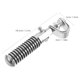 thumbnail image 2 of unbranded 2Ud Motorbike Foot Rest Plated Silver De Aleación De Aluminio Plegable Con Superficie Antideslizante, 2 of 8