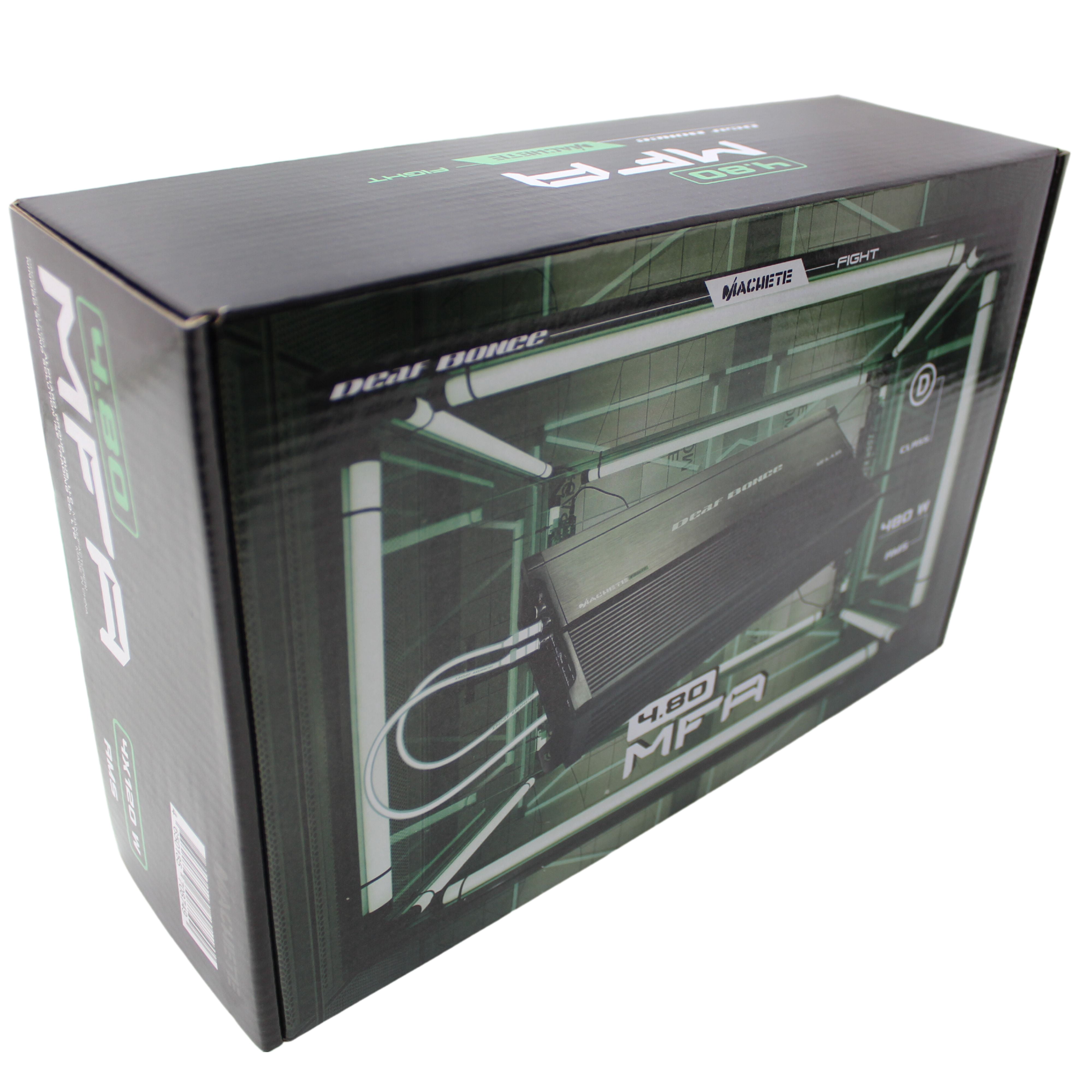 Deaf Bonce MFA-4.80 Machete 4-Channel 480W RMS 4-Ohm Class-D Car Amplifier