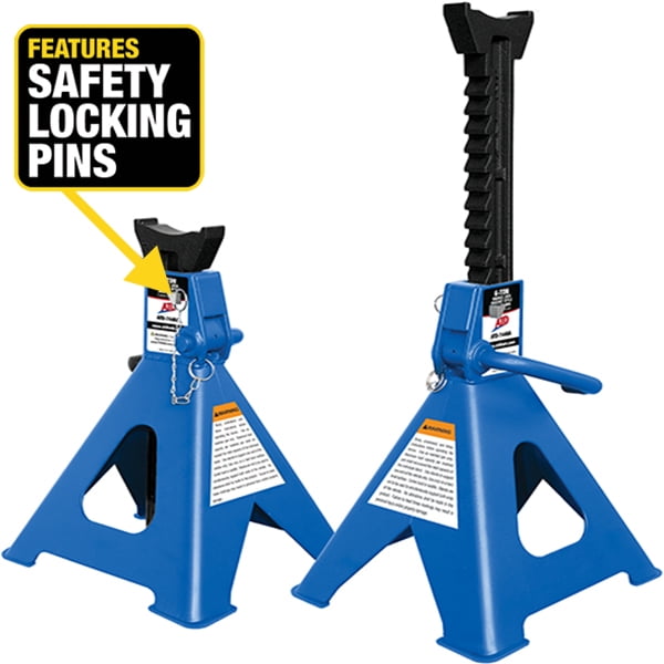 ATD Tools 7446A 6-Ton Double Lock Ratchet Style Jack Stands ATD-7446A