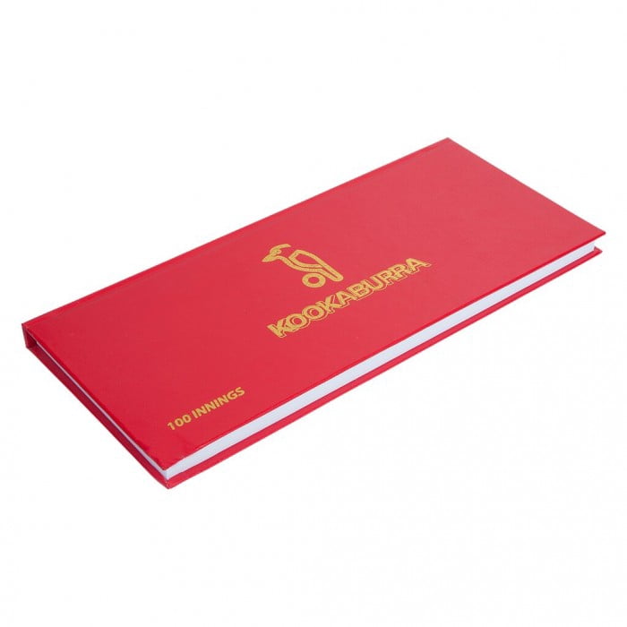 Kookaburra Scorebook Wirebound - Libro Segnapunti Per Cricket Con 100 Innings, Rilegatura A Spirale