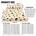 thumbnail image 7 of Pzuqiu Halloween Witch Pumpkin Bedding Set with 2 Pillowcase, 3 Pieces,3 Piece Bedding Fitted Sheet,Fade Resistant, King Size, Perfect for Halloween Owners, Kids' Rooms Easy Care, 7 of 7