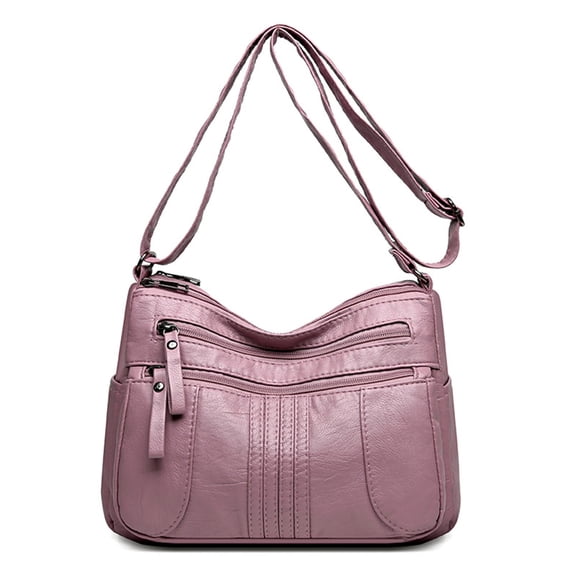 Crossbody Bags For Women, Ladies Crossbody Purse Pocketbooks Multi Pocket Shoulder Bag PU Leather Shoulder Purse Handbag