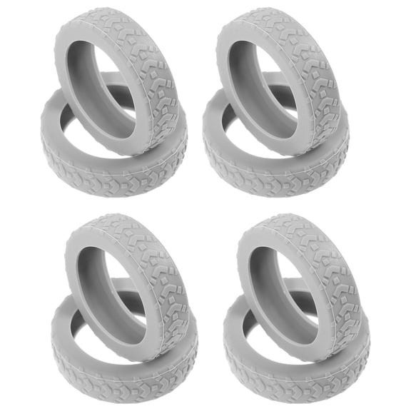 AURARMLET 8Pcs Luggage Silicone Wheel Covers Minimalist Style for Travel Protection
