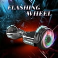 thumbnail image 6 of Newest Bluetooth Hoverboard, Chrome Color Hover Board Led Wheels Self Balancing Scooter with Built-in Speaker for Kids, Teenager, 6 of 8