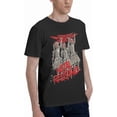 thumbnail image 3 of Man T Shirt Comfy Short Sleeve Outdoor Fishing Crewneck Black T Shirts, 3 of 6
