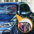 thumbnail image 3 of Easter Rabbit Egg Flowers Car Windshield Sun Shade Foldable Car Front Window Visor Heat and UV Protection 57x31.5, 3 of 8