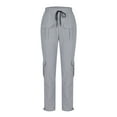 thumbnail image 1 of SOOMLON Men's Lightweight Loose Fit Sweatpants Drawstring Y2k Pants Pocket Patchwork Multiple Outdoor Straight Fitness Pants Cargo Trousers Gray L, 1 of 5