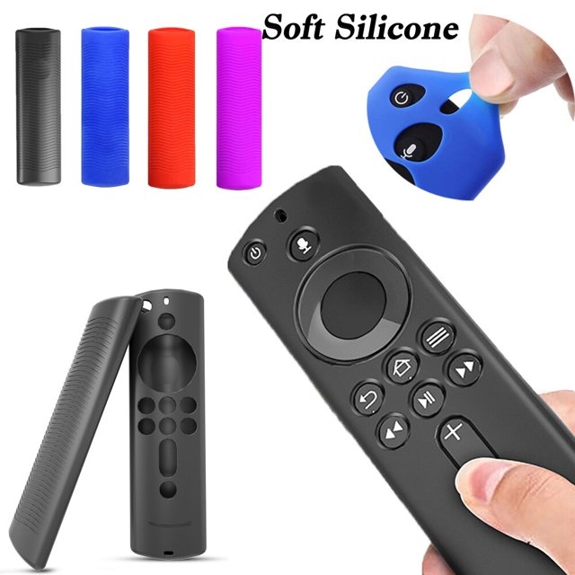 1pc Soft Silicone TPU Protective Case Remote Colorful Cover Case For Smart TV Voice Version Remote Control Case (Not include remote control)