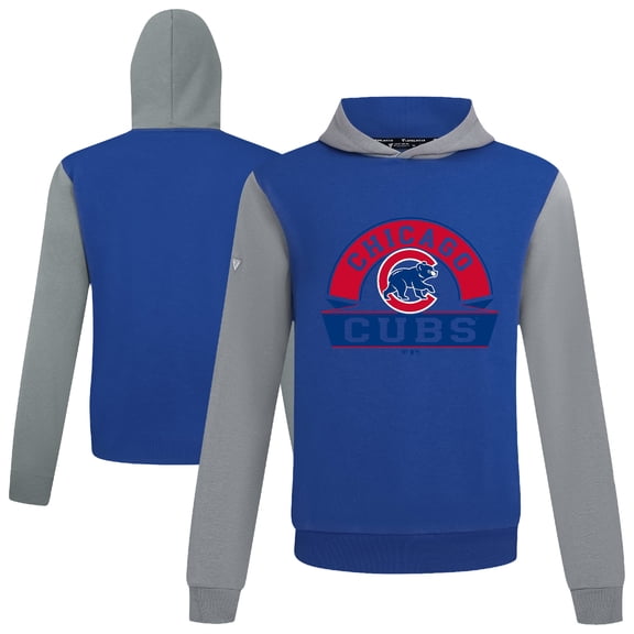Men's Levelwear Royal Chicago Cubs Throwback Ultimate Banner Arch Hoodie