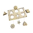 thumbnail image 4 of Tablero ocupado para niños Habilidad Material de bricolaje Accesorios de enseñanza Juguete artesanal de madera Educativo temprano para juguetes , Forma de geometrí Forma de geometría CUTICAT tablero ocupado, 4 of 8