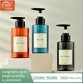 thumbnail image 3 of Shampoo Bottles with Pump, 17oz Empty Refillable Shower Bottle, 500ml Plastic Reusable Squeeze Lotion Dispenser for Shampoo and Conditioner Body Wash Liquid Soap Gel Bathroom Hotel, 3 of 9