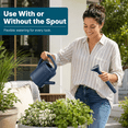 thumbnail image 3 of 1 Gallon Plant Watering Can with Long Spout, Watering Can for Indoor Plants,Water Can for Plants Garden Watering Can Outdoor, Flower Watering Can with Sprinkler Head for Water Plants，Blue, 3 of 6