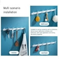 thumbnail image 5 of Aursykel Wall Mounted Coat Rack with 5 Heavy Duty Hooks Aluminum Alloy Metal Hook Rail for Coats Hats Towels Purses Robes Suit for Mudroom Bathroom Entryway No Rust Design, 5 of 8