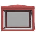 thumbnail image 4 of vidaXL Party Tent Outdoor Canopy Tent Gazebo Marquee with 4 Mesh Sidewalls, 4 of 7