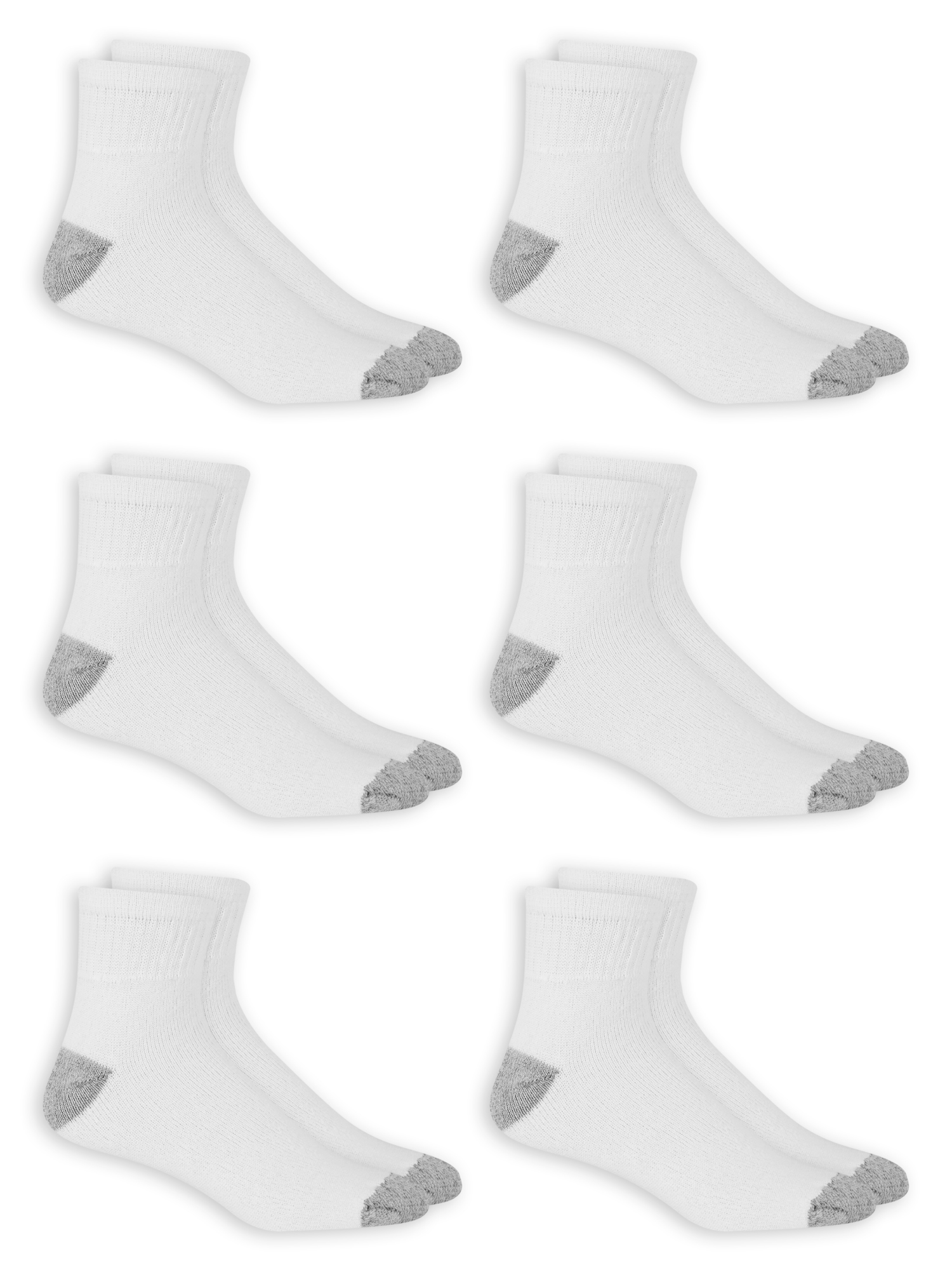 Men's Odor Resistant Ankle Socks 6 Pack