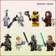 thumbnail image 2 of Rompecabezas Juguetes De La Serie Star Wars Bloques De Para Niños nano Minifiguras, 2 of 3
