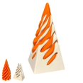 thumbnail image 2 of Fidget Toy Pass Through Pyramid 3D Impreso Espiral Cono Juguete para Y Adultos, 2 of 8