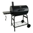 thumbnail image 6 of Grill Boss 30" Charcoal Barrel Grill, Adjustable Grate Large Cooking Area, Black, 6 of 12