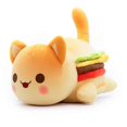 thumbnail image 1 of Plush Surprise Cat Mermaid Cat Plush Feature 20cm, 1 of 5