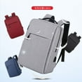 thumbnail image 5 of Waterproof Laptop Backpack Travel Multifunctional Large Backpack School Shoulder Bag Sport Rucksack USB Charging DARK BLUE, 5 of 7