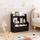 thumbnail image 2 of Yeshouse organizador de juguetes y estantería infantil de 76 cm, 3 niveles, librería de madera con amplio estante superior, ideal para dormitorios, salas de juegos o guarderías, 2 of 8