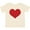 Natural, variant on Inktastic Red Heart Valentine Boys or Girls Baby T-Shirt