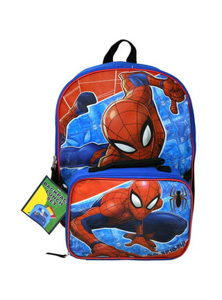 2021 New Disney Pink Superhero Spiderman Luminous Backpack Kids