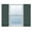 Heritage Green, variant on Exterior Standard Louver Exterior Vinyl Window Shutters, Paintable (Pair), 15 Inch x 55 Inch