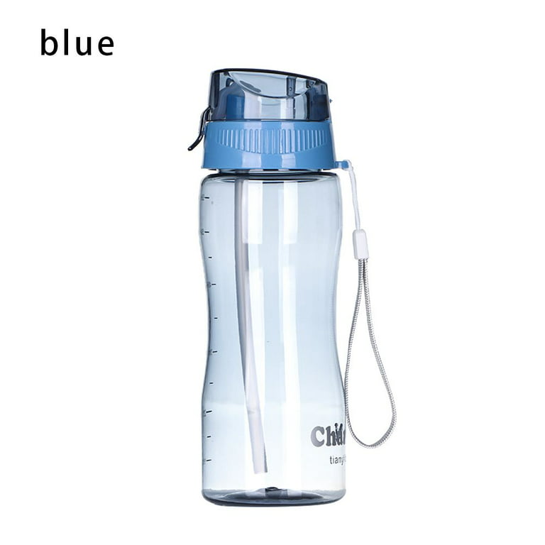 Notes Music Water Bottles Sports Water Bottle with Straw BPA Free  Waterbottle Clear Running Large Water Bottle for Travel Girls Boys Women  Men Gym
