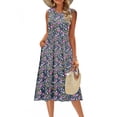 thumbnail image 2 of Vestido Zeagoo para mujer, casual, sin mangas, primavera-verano, 2 of 6