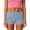 Blue, variant on Striped Shorts for Women High Waist Stretch Low Rise Micro Mini Shorts Summer Comfy Pajamas Bottoms Lounge Shorts