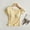 #256-Yellow, variant on Haivin Women's summer lightweight breathable chest cushion with round neck short sleeved T-shirt top and pajamas