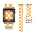 thumbnail image 1 of Compatible Con Apple Watch Amarillo 38/40/41/42/44/45 Mm Para Mujeres Y Hombres, Silicona Suave, Regalos A Cuadros, Decoraciones A Cuadros, Pulsera De Repuesto Para Iwatch Series 9, 8, 7, 6, 5, 4, 3,, 1 of 4
