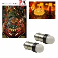 thumbnail image 2 of PA 20x #44 #47 #1847 BA9S 2 SMD LED Warm White Pinball Machine Light Bulb 6.3V, 2 of 6
