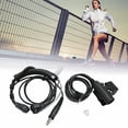 thumbnail image 1 of PTT And Headset Adapter, Reliable U94 PTT And Throat Control Headset High Sensitivity  For TSP 2400 For VX 1R For FT 50, 1 of 8