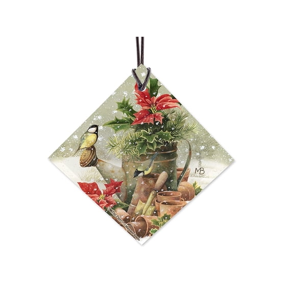 Marjolein Bastin (Winter Flowers) StarFire Prints™ Hanging Glass Print SPSQU681