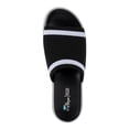 thumbnail image 2 of Aqua College Womens Katlina Slide On Open Toe Pool Slides Black 7 Medium (B,M), 2 of 5