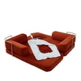 thumbnail image 3 of Miekor Furniture Floor Couch,Compressed Sofa,Convertible Floor Sofa Bed with Convertible Blanket Pillow,Enhanced frame stability,Comfy Couch Lounge Sleeper Bed,for Living Room Bedroom MK3708, 3 of 5
