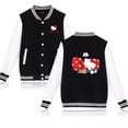 thumbnail image 2 of Chaqueta con estampado de Hello Kitty Hello Kitty de dibujos animados, uniforme deportivo informal de béisbol para niños medianos y grandes, 2 of 5
