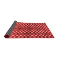 thumbnail image 2 of Ahgly Company Indoor Round Abstract Red Modern Area Rugs, 6' Round, 2 of 4