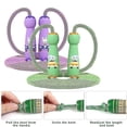 thumbnail image 2 of Kids Wooden Adjustable Cotton Ping Rope For Boys Girls Students Fitness Outdoor Exercise, 2 of 4