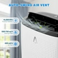 thumbnail image 2 of 14,000 BTU Portable Air Conditioner,Touch Control & Remote, 24Hrs Timer,3-in-1 AC Unit with Window Kit, Cools 750 Sq. Ft, 45 dB Ultra-Quiet,Dehumidifier & Fan Modes for Bedroom, Dark Grey Cover, 2 of 8