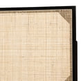 thumbnail image 4 of bali & pari Aurelia Rattan and Bayur Wood BOHO Headboard, Queen Size, Black, 4 of 8