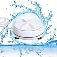thumbnail image 1 of RYRDWP Portable Mini Turbine Clothes Washing Machine Mini Washer with USB Cable, 1 of 9