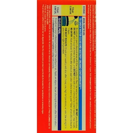 Clorox Pool&spa 6lb Shock Plus 4