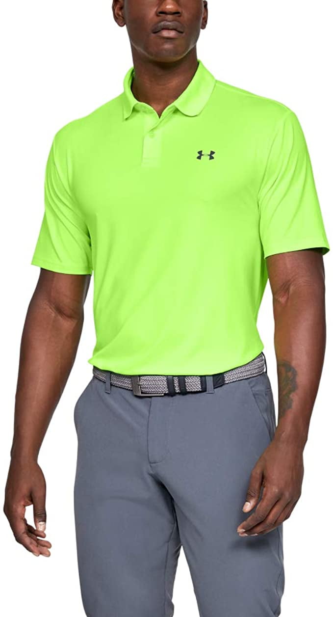 comerciante Permeabilidad Humedal Under Armour Men's Lime Green Polo Shirt - Size Small - Walmart.com