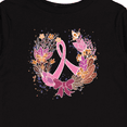 thumbnail image 4 of Inktastic Breast Cancer Awareness Wreath Pink Ribbon Girls Long Sleeve Toddler T-Shirt, 4 of 5